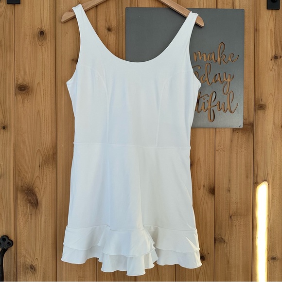 JoyLab Size XL Athletic Tennis Dress in White - Picture 2 of 10